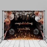Aperturee - Rose Gold Champagner Bokeh Grad Backdorp für Foto